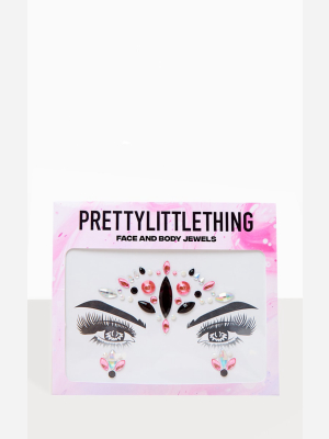 Prettylittlething Pink Opulence Face Jewel