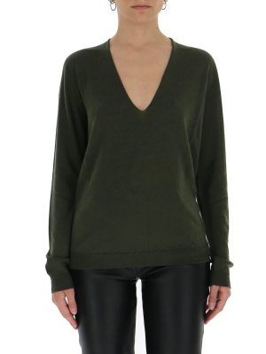 Rick Owens V-neck Knit Jumper