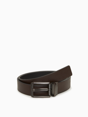 Reversible Solid Leather Belt