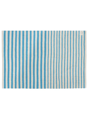 Quiet Town Ojai Bath Rug - Atlantic