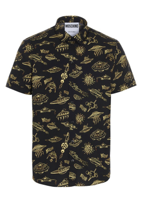 Moschino Printed Short-sleeve Shirt