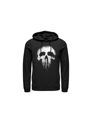 Men's Marvel Punisher Skull Logo Pull Over Hoodie