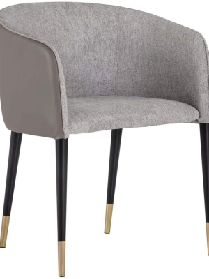 Asher Chair, Flint Grey