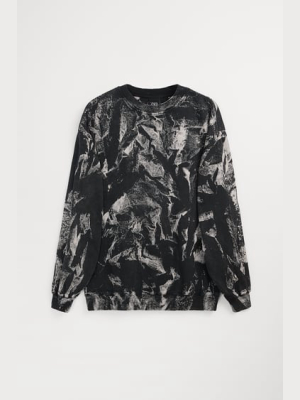 Abstract Print Sweatshirt