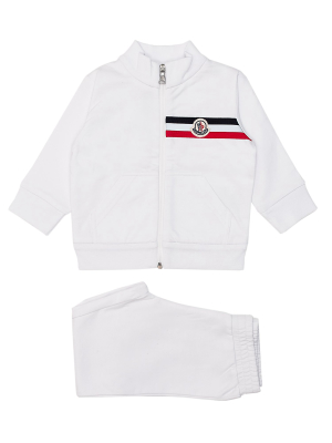 Moncler Enfant Logo Stripe Tracksuit