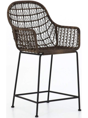 Bandera Outdoor Woven Counter Stool