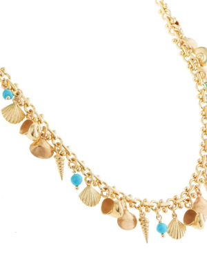 Sea Bed Necklace Br-yp-turq