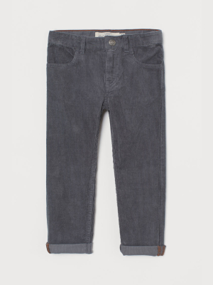 Slim Fit Corduroy Pants