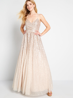 Cheers To You Sequin Maxi Dress