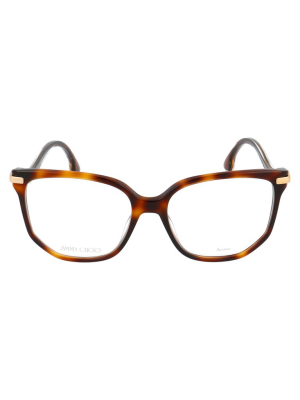 Jimmy Choo Eyewear Square Frame Glasses