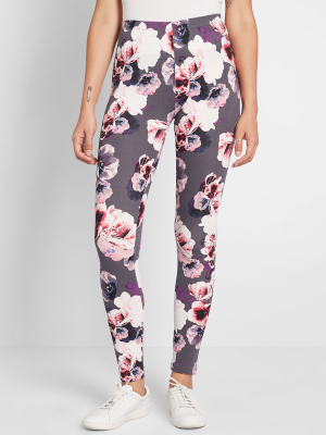 All Kinds Of Comfy Floral Leggings