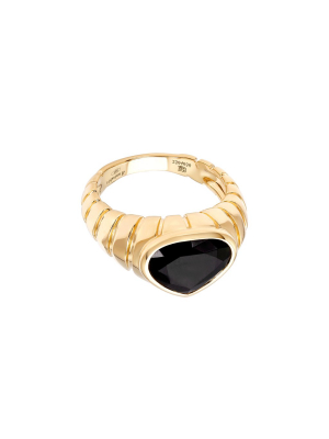 Timo Ring - Black Spinel