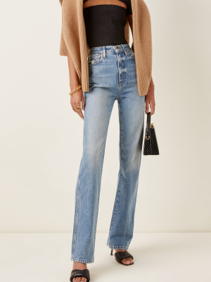 Danielle Rigid High-rise Straight-leg Jean