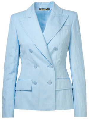 Alberta Ferretti Double-breasted Tailored Blazer