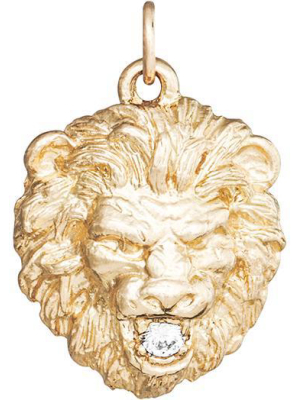 Lion Charm With Diamond