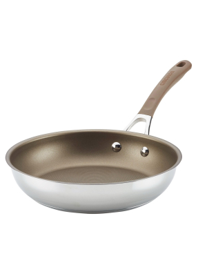 Circulon Innovatum 10" Stainless Steel Nonstick Open Skillet Champagne