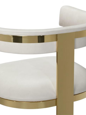 Darcy Bar Stool - Cream Leather