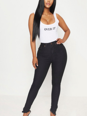 Shape Black High Waisted Skinny Jeans