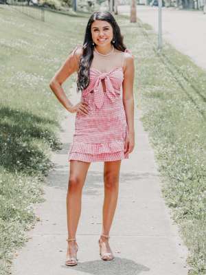 Sariah Gingham Dress