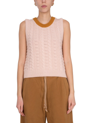 Baum Und Pferdgarten Coleen Cable Knit Vest