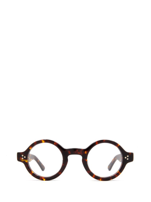 Lesca Burt Round Frame Glasses