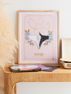 Emanuela Carratoni Zodiac Series Virgo Art Print