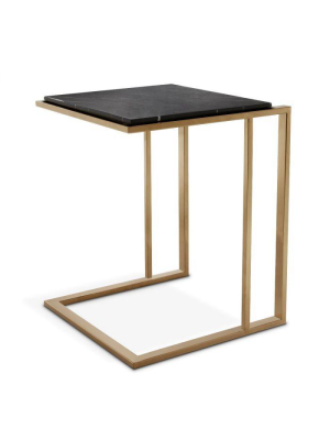 Eichholtz Cocktail Side Table - Light Bronze & Black