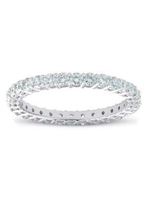 Pompeii3 1ct Diamond Eternity Ring 14k White Gold