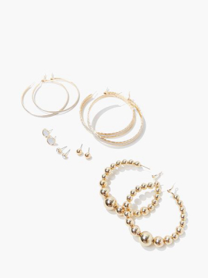 Hoops & Studs Earring Set