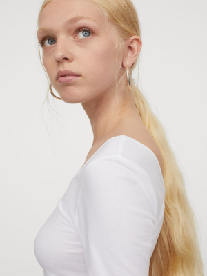 Cotton Jersey Top