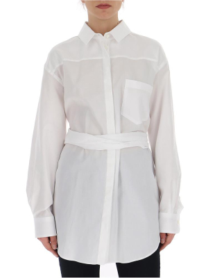 Prada Overize Belted Shirt