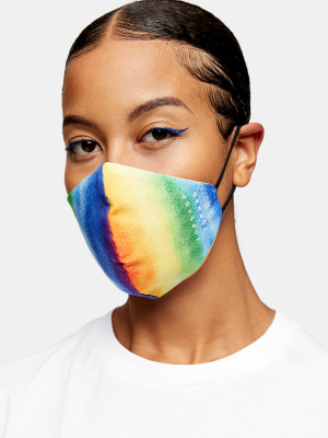 **multicoloured Rainbow Fashion Face Mask