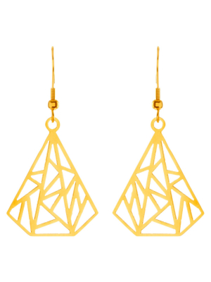 Elya® Geometric Circle Dangle Earrings