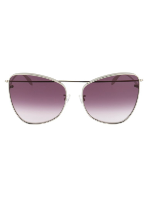 Alexander Mcqueen Eyewear Cat Eye Oversize Sunglasses