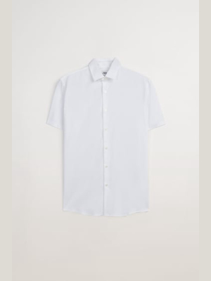 Structured Lyocell Blend Shirt