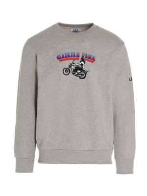 A.p.c. Graphic Print Crewneck Sweatshirt