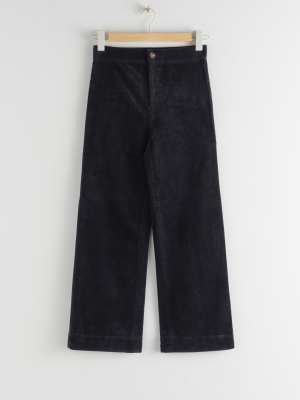 Relaxed Corduroy Trousers