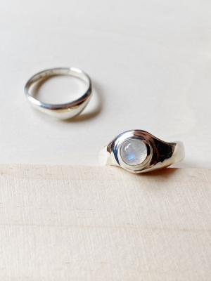 Emmeline Ring Set - Sterling Silver / Moonstone