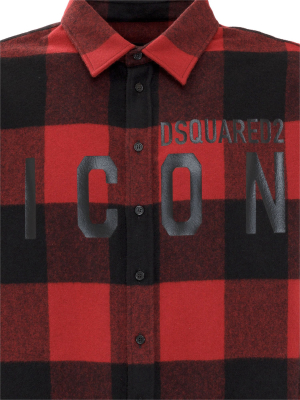 Dsquared2 Checked Long-sleeved Shirt