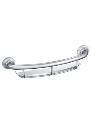 Moen Lr2356d 16" X 1" Grab Bar With Integrated Shelf