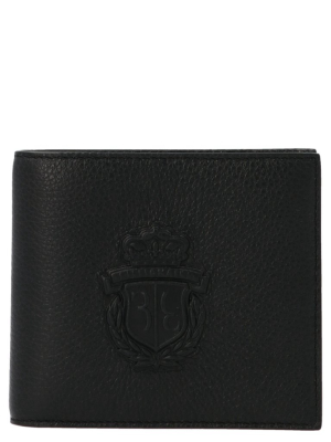 Billionaire Crest Logo Embossed Wallet