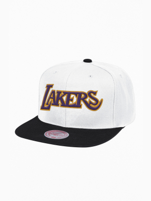 Mitchell & Ness Los Angeles Lakers Baseball Hat