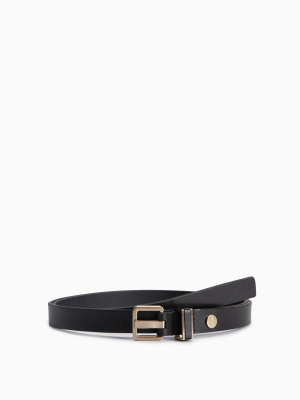 Leather Logo Harness Belt