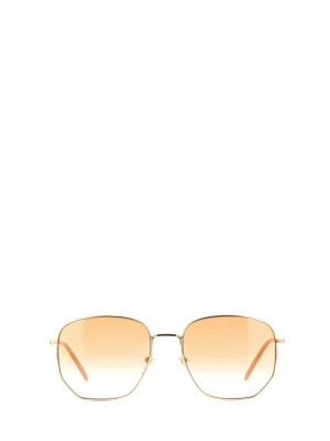 Gucci Eyewear Hexagon Frame Sunglasses