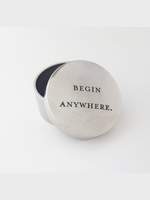 Begin Anywhere Keepsake Box