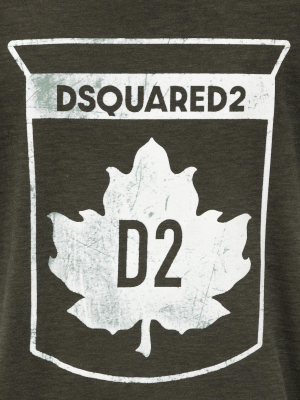 Dsquared2 Leaf Logo Printed T-shirt