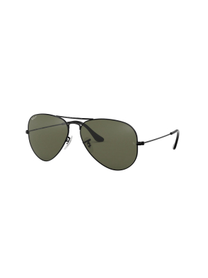 Ray-ban Rb3025 002/58 Unisex Pilot Lifestyle Sunglasses Black