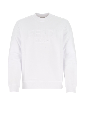 Fendi Logo Embossed Sweatshirt