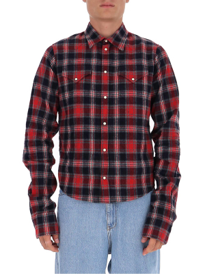 Dsquared2 Checked Flannel Shirt