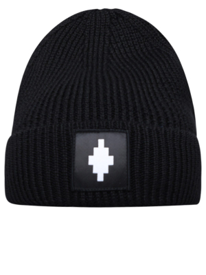 Marcelo Burlon County Of Milan Logo Patched Beanie